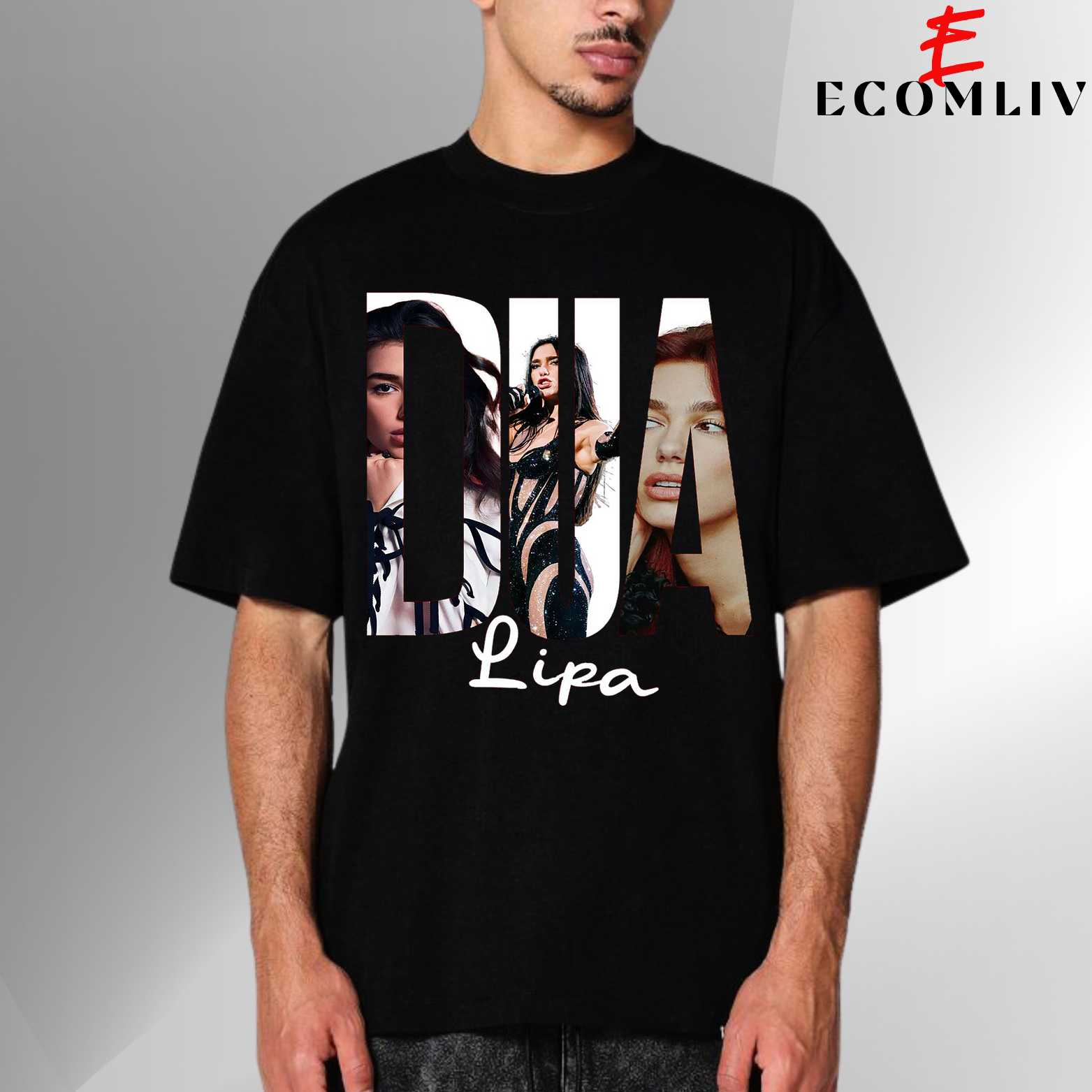 Dua Lipa Graphic Unisex Shirt, Streetwear Merch Style, Fan Collector Gift